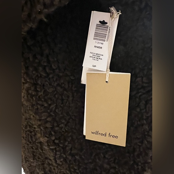 Wilfred Free Rich Mocha Teddy Coat - Picture 4 of 6